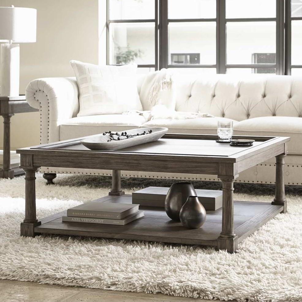 Bernhardt square shop coffee table